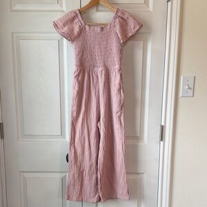 Cat & Jack Blush Pink Casual Jumpsuit